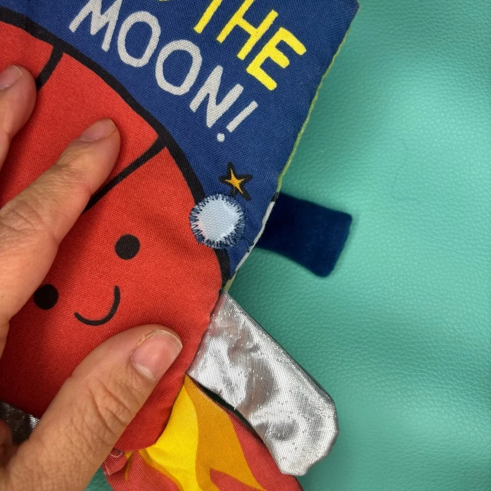 Jellycat‎ Zoom to the Moon Soft Fabric Book
